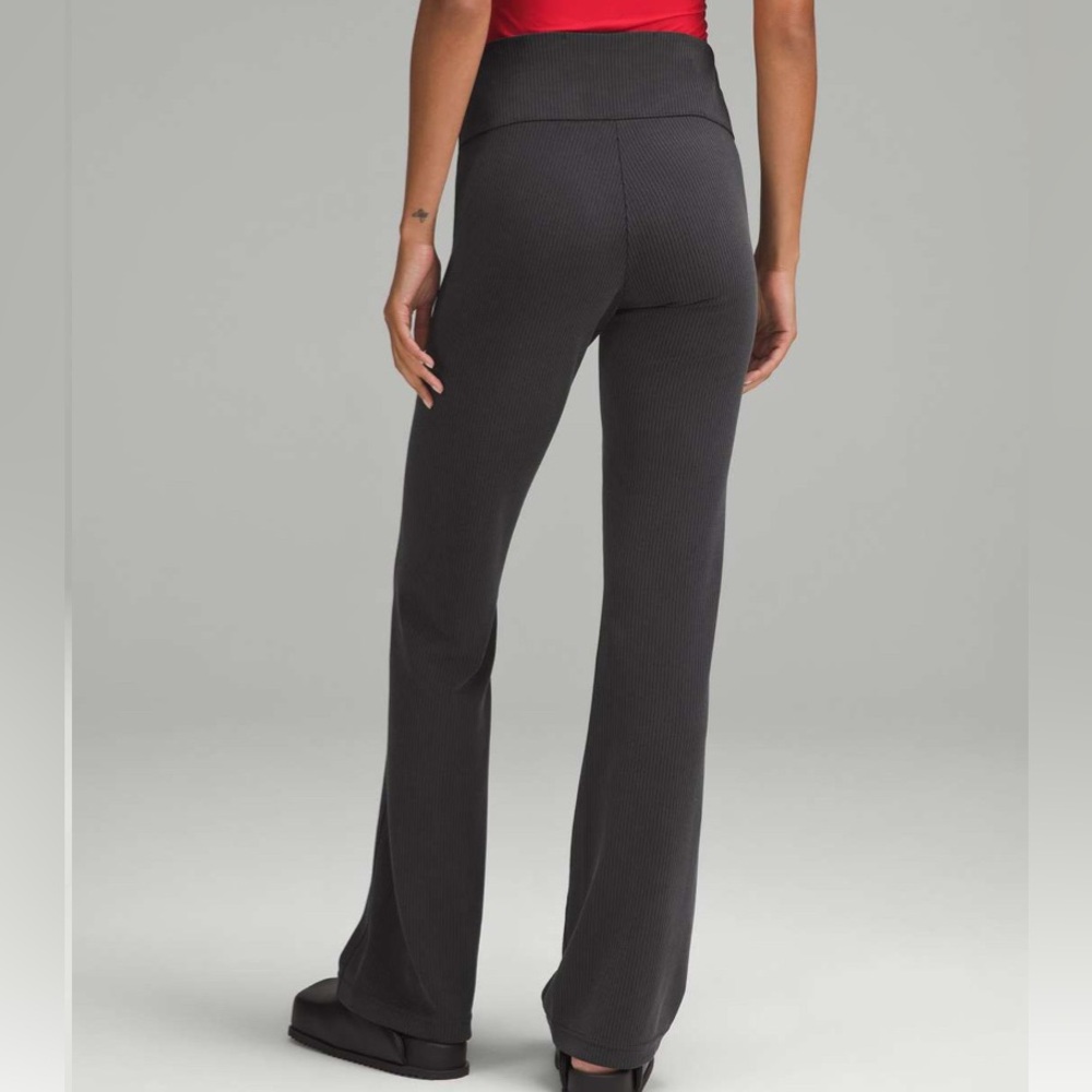 Lululemon Brushed Softstreme Ribbed Flared Pant